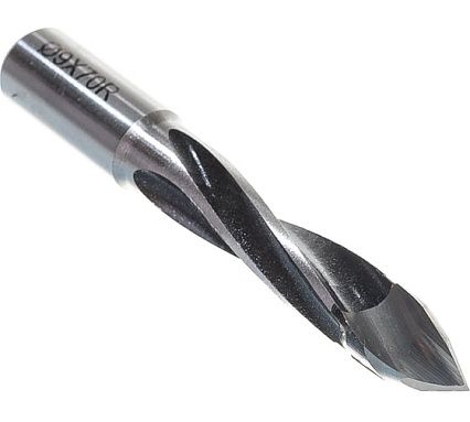 Сверло присадочное усиленное сквозное (9x70 мм; S=10x20 мм; RH) ROTIS 422.0970R