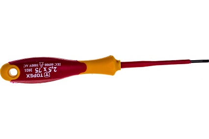 Шлицевая отвертка Topex 1000 В 39D470