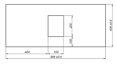 Столешница Allen Brau Priority 100 см grey structure, 1.31011.G-S