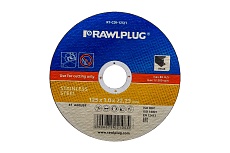 Круг отрезной корундовый по нержавеющей стали 125x1x22.2 мм RAWLPLUG RT-CDI-125/1