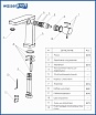 Cмеситель для раковины WasserKRAFT Alme 1510