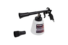 Пистолет пневматический для чистки салона автомобиля Forcekraft с бачком 1 л FK-203818(57638)