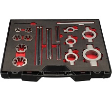 Набор метчиков и плашек H-Tools G(BSP) 1/8 -1,0 HSS-G 27пр 245074HT