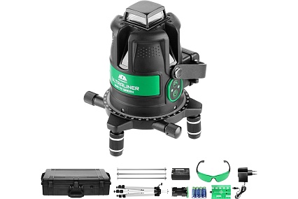 Лазерный уровень ADA ULTRALINER 360 4V Green Set А00497