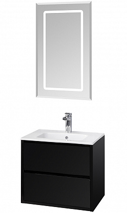 Мебель для ванной Акватон Римини 60, черный глянец