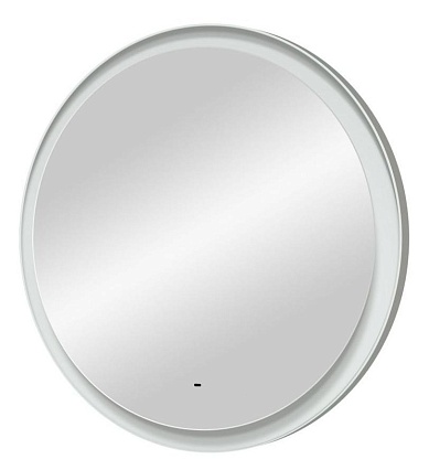 Зеркало Art&Max Napoli AM-Nap-800-DS-F-White 80x80 см, с подсветкой, белый