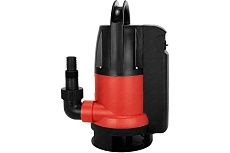 Насос фекальный JEMIX GSMAX-750, пластик, встроенный поплавок, 0.75КВт, напор 8 м, 208 л/мин, диаметр всасываемых частиц до 35 мм Ф-КОМБИ-208-8