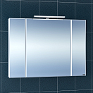 Зеркальный шкаф Санта Стандарт 113013 100 см со светильником