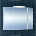 Зеркальный шкаф Санта Стандарт 113013 100 см со светильником