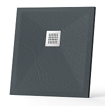 Поддон для душа RGW Stone Tray-G 90x90 камень, графит 14152099-02-11