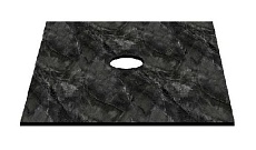 Столешница ЗОВ 60 см компакт-плита, 1 отверстие, куритиба KPK595