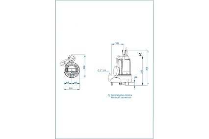 Погружной дренажный насос Dreno Pompe BIC 32-2/028 M/G 2000332