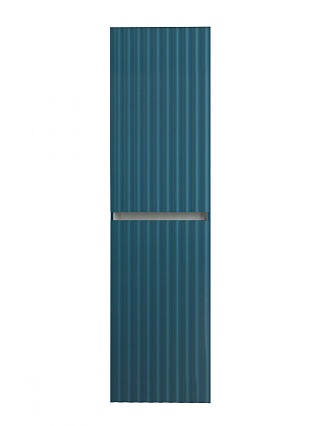 Шкаф пенал Art&Max Elegant 40 см Аквамарин AM-ELEGANT-1500-2А-SO-AQ-LED-P