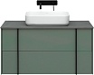 Мебель для ванной Allen Brau Reality 100 см со столешницей, cement grey matt