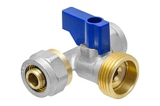 Шаровой трёхпроходной кран для стиральных/посудомоечных машин MPF 16х3/4&quot;х16 ц/ш/ц ИС.080350