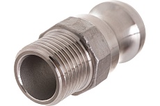Камлок тип F (ниппель; наружная резьба BSP; 12 мм-1/2&quot;; нержавеющая сталь) TITAN LOCK TL50FSS