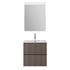 Тумба с раковиной BelBagno Uno 60 см Бежевый матовый