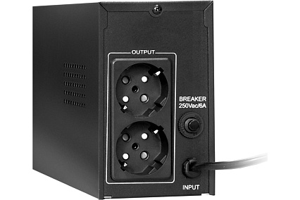 Источник бесперебойного питания Exegate SpecialPro UNB-400.LED.AVR.EURO <400VA/240W, LED, AVR,2 евророзетки, Black> 285525