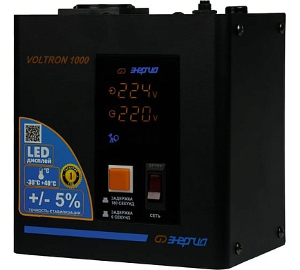 Стабилизатор Энергия VOLTRON - 1 000 Е0101-0154