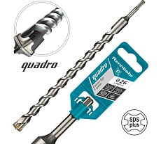 Бур Quadro (26x460 мм; SDS-plus) RENNBOHR 512646