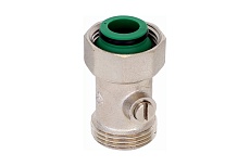 Кран для нижнего подключения MVI прямой, с шаровым затвором 3/4"x3/4" TR.440.0505