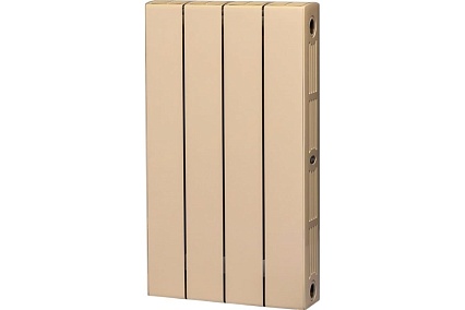 Биметаллический радиатор Rifar SUPReMO 500-4 Ду 3/4, АЙВОРИ R S50043/41013
