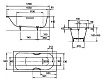 Стальная ванна Kaldewei Saniform Plus 371-1 170x73 см easy-clean