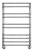 Полотенцесушитель водяной Aquatek Пандора П10 50x80 хром, AQ RRС1080CH