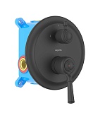 Смеситель для ванны Aquatek Классик AQ1546MB черный матовый
