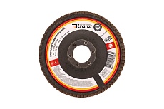 Круг лепестковый торцевой P60, 115x22.2 мм Kranz KR-90-0006