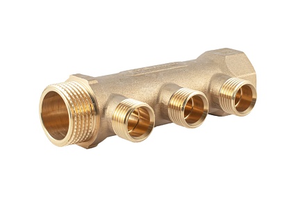 Коллектор латунный PROFACTOR в/н 1" х 3 вых 1/2" нар PF MF 263.3