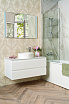 Мебель для ванной Jacob Delafon Madeleine 100 см с подсветкой, глянцевый белый