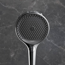 Душевая лейка Hansgrohe Rainfinity 130 3jet 26864340 шлифованный черный хром