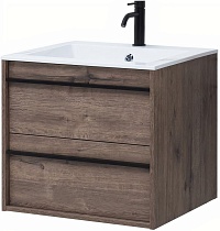 Мебель для ванной Aquanet Lino 60 см дуб веллингтон