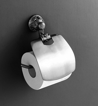 Держатель туалетной бумаги Art&Max Sculpture AM-B-0689-T серебро