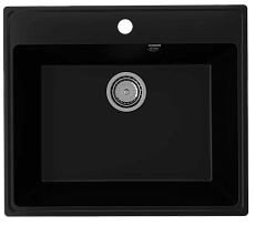 Кухонная мойка Ulgran Quartz Forte 580-07 58 см уголь