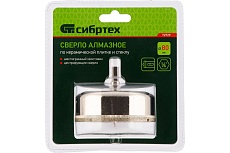 Сверло по керамической плитке и стеклу (80х55 мм) Сибртех 72729