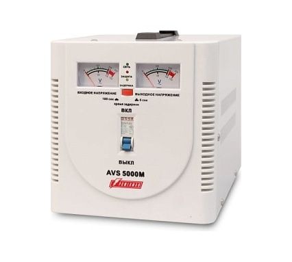 Стабилизатор напряжения Powerman 1ф 5 кВА AVS 5000 M 1192179