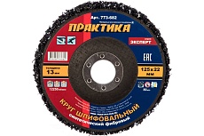 Круг абразивный синтетический торцевой (125x22.2 мм) Практика 773-682