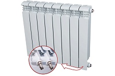 Радиатор Rifar Alum 500 х 4 сек VR RAL50004НПП