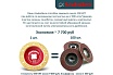 Обдирочно-шлифовальный диск по дереву Альфадиск Альфа 125*22,23/X-lock плоский Стронг 3 Медиум 7024