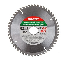 Диск пильный по дереву 190x30/20/16 мм, 52 зуба ВОЛАТ 88130-52