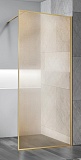 Душевая перегородка Vincea Walk-In VSW-1HP120GWBG 120x200 брашированное золото, золотые нити