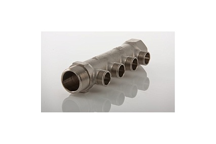 Коллектор, 1х4 вых. 1/2 нар. Valtec VTc.500.N.0604