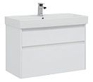 Тумба с раковиной Aquanet Nova Lite 90 см, 2 ящика