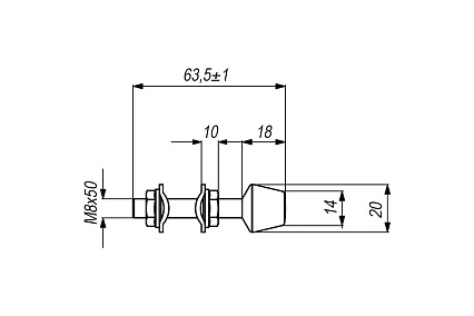 Горизонтальный механический прижим KUKAMET S111-3