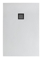 Поддон для душа BelBagno TRAY-MR-UNO-AH-140/90-35-W-NO 140x90 белый, накладка черный