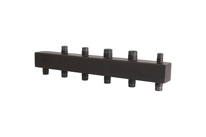 Коллектор Rommer 3/4 отопительных контура, 1х1 1/4 RDG-0016-004034 RG008T2Q20B8I4