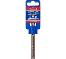 Бур по бетону Tsunami PROFESSIONAL Cross 12х450/400 мм, SDS-plus T10610300012450