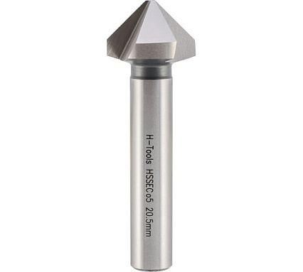 Зенковка H-Tools 90градусов 20.5мм HSSE-Co5 3z L-63мм 745205EHT